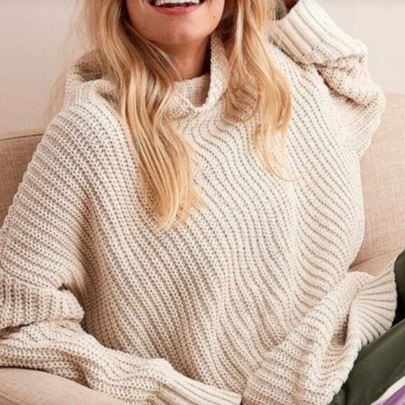 aerie Sweaters - AERIE Chunky Knit Oversized Cowl Neck Sweater